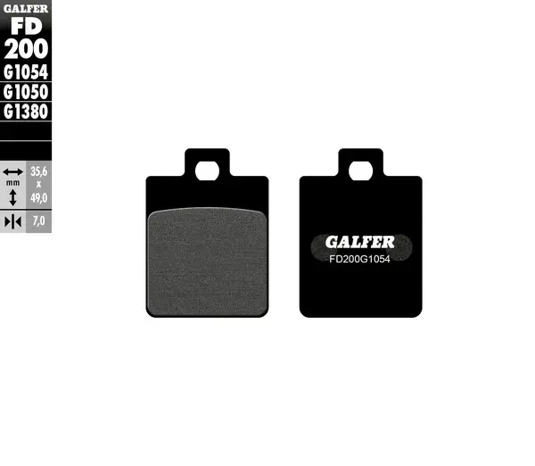 セミメタルブレーキパッド GALFER