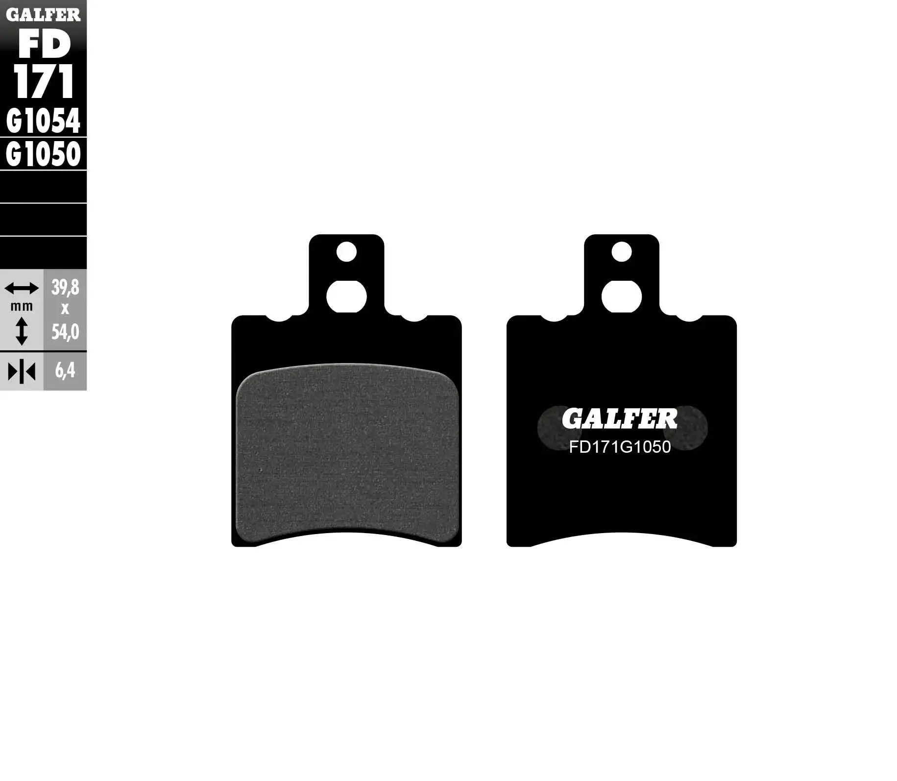 Органични спирачни накладки GALFER