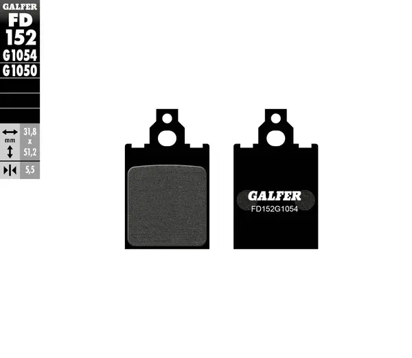 브레이크 패드 세미-메탈 GALFER