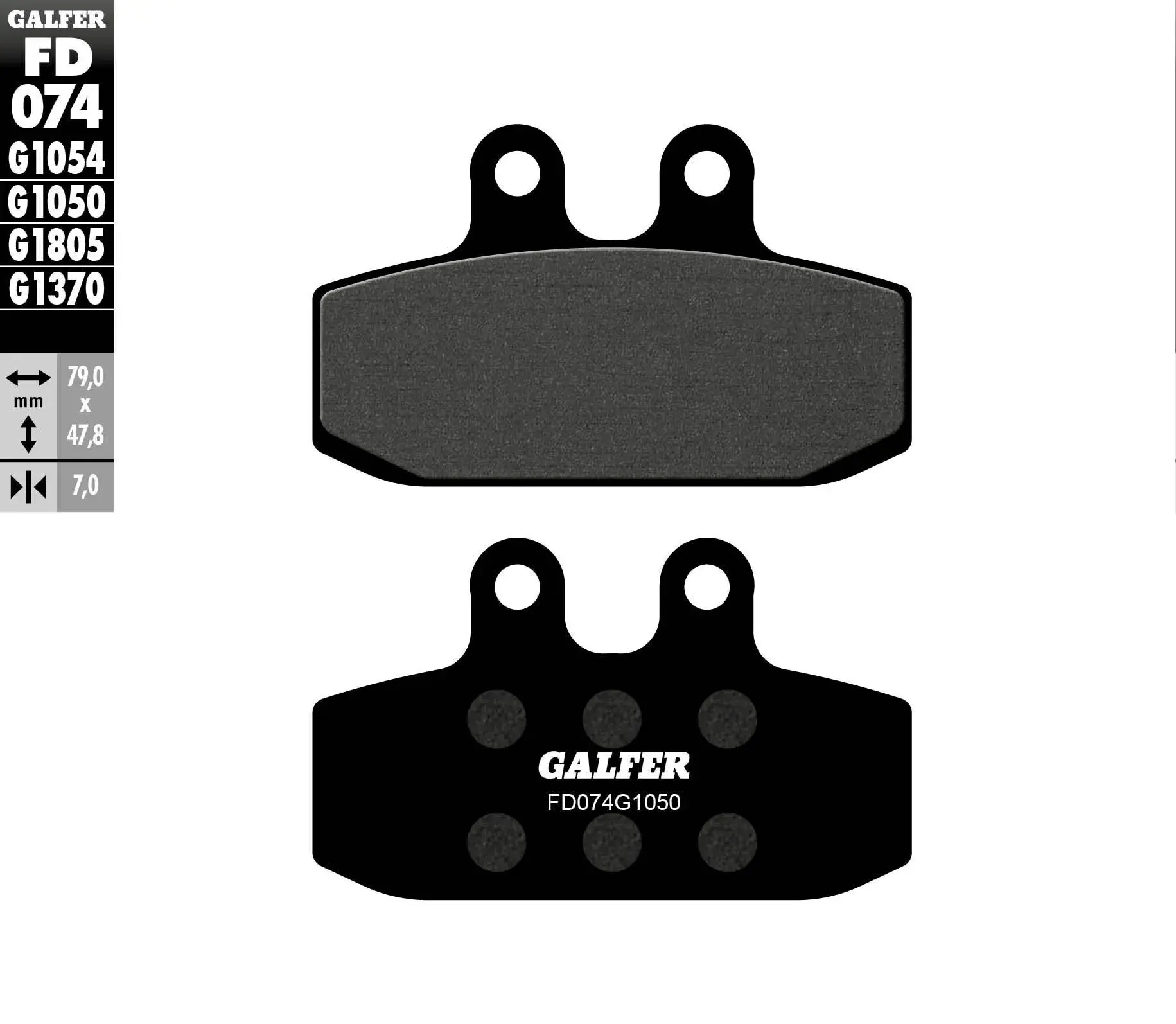 GALFER 오가닉 브레이크 패드