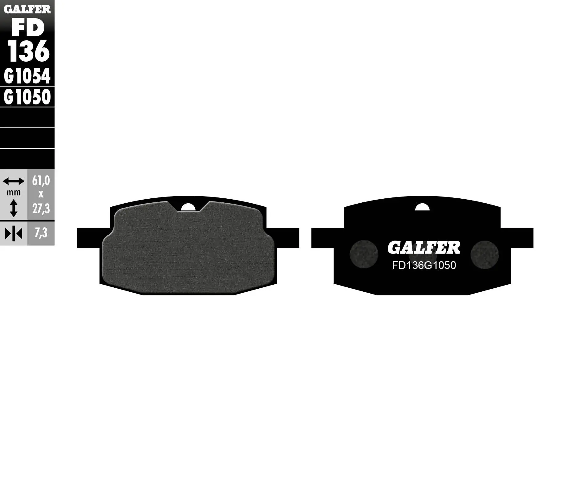 오가닉 브레이크 패드 GALFER