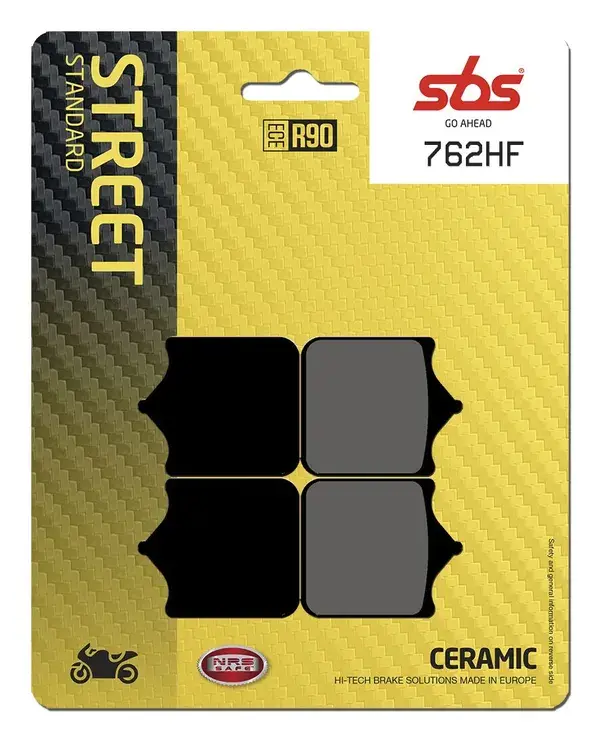 Pastillas de freno traseras SBS 762HF — vista 2
