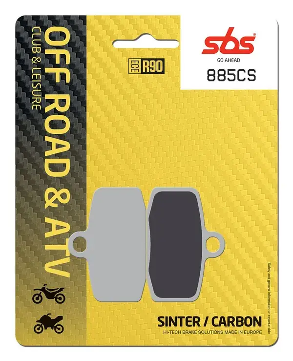 Plaquettes de frein en carbone CS SBS