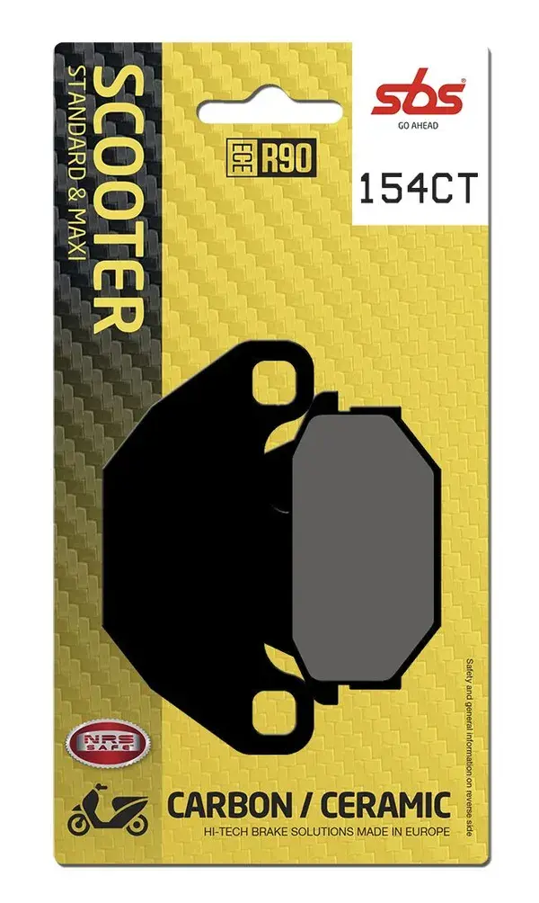 Plaquettes de frein SBS 154CT — pohľad 2