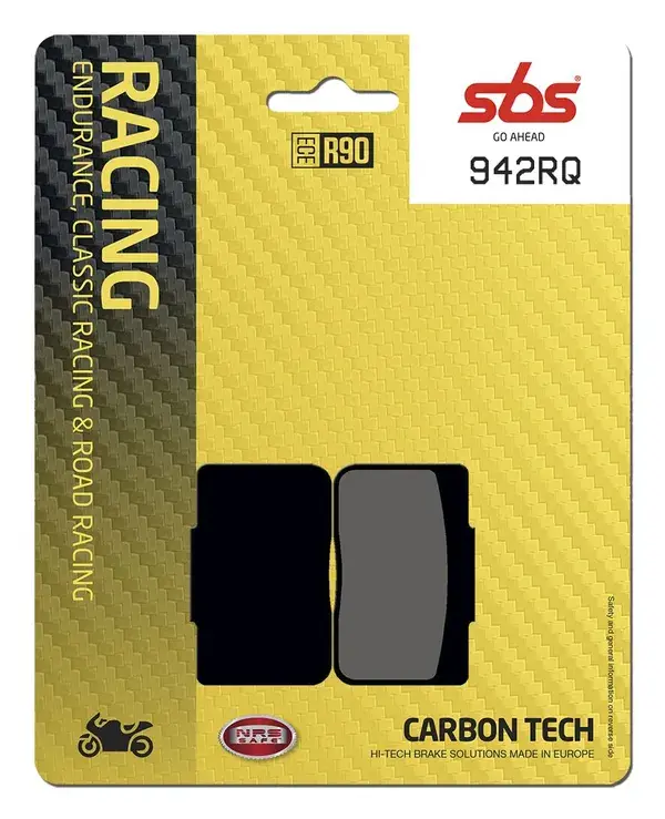 Brzdové destičky SBS technologie uhlík Road Racing RQ