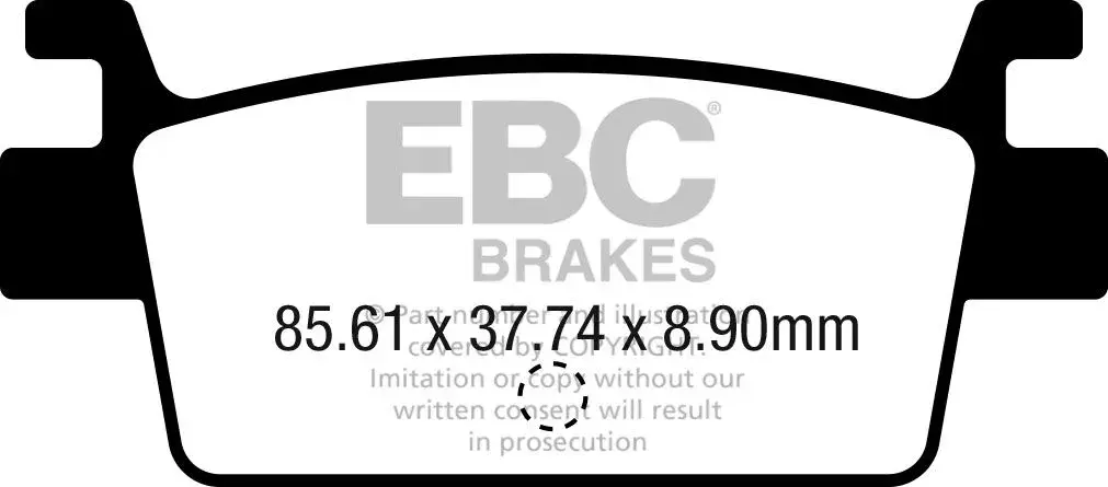 EBC 카본 스쿠터 브레이크 패드
