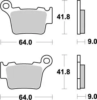 Plaquettes de frein MOTO-MASTER Nitro
