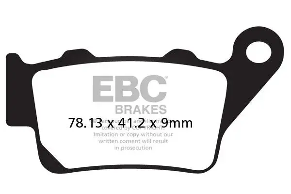 Bremsbeläge halbgesintert EBC Vee