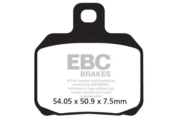 Bremsbeläge halbgesintert EBC Vee