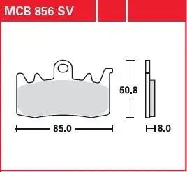 TRW 7326419 프론트 신터 브레이크 패드