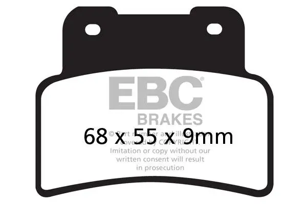 Bremsesko EBC Sinter HH Scooter