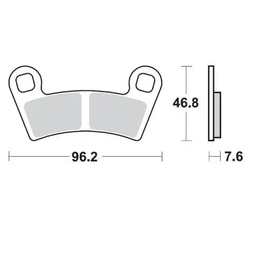 Plaquettes de frein Nitro MOTO-MASTER