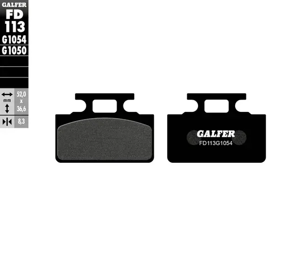 갈퍼(GALFER) 세미-메탈릭 브레이크 패드