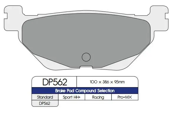Plăcuțe de frână metal sinterizat standard DP BRAKES