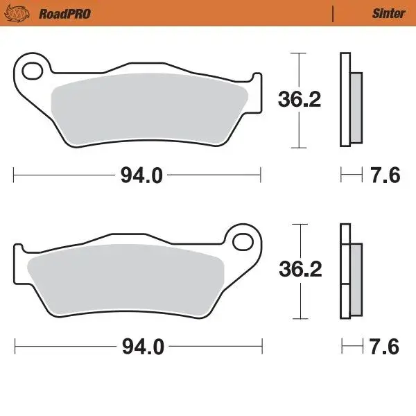 Plaquette de frein avant MOTO-MASTER RoadPRO Sinder