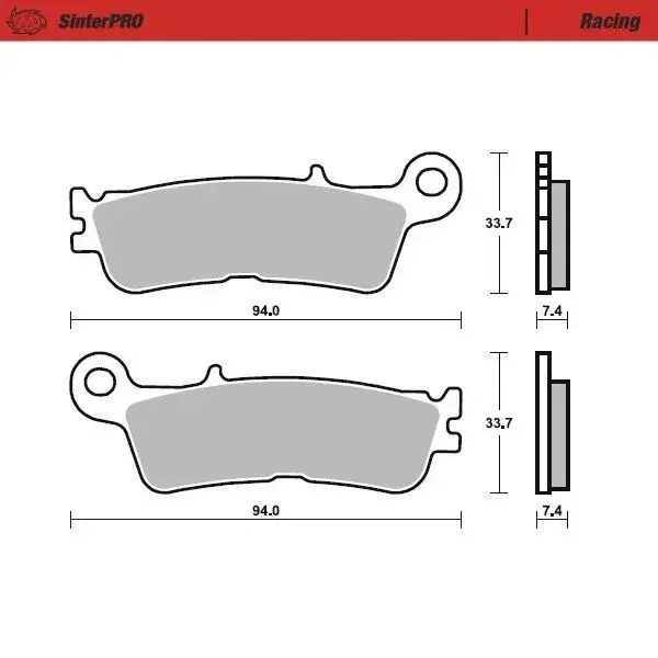 Plaquettes de frein avant Racing Moto-Master