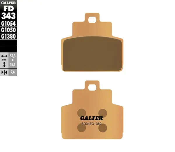 Galfer سنٹرڈ HH بریک پیڈز