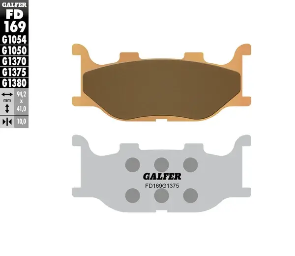 Bremsbeläge gesintert HH GALFER
