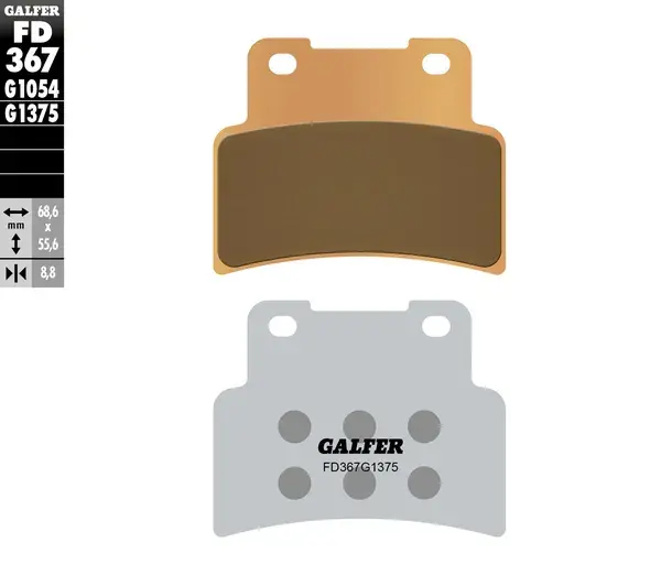 وسادات فرامل ملبدة HH Galfer