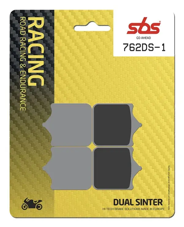 Plaquettes de frein double frittées SBS DS Racing