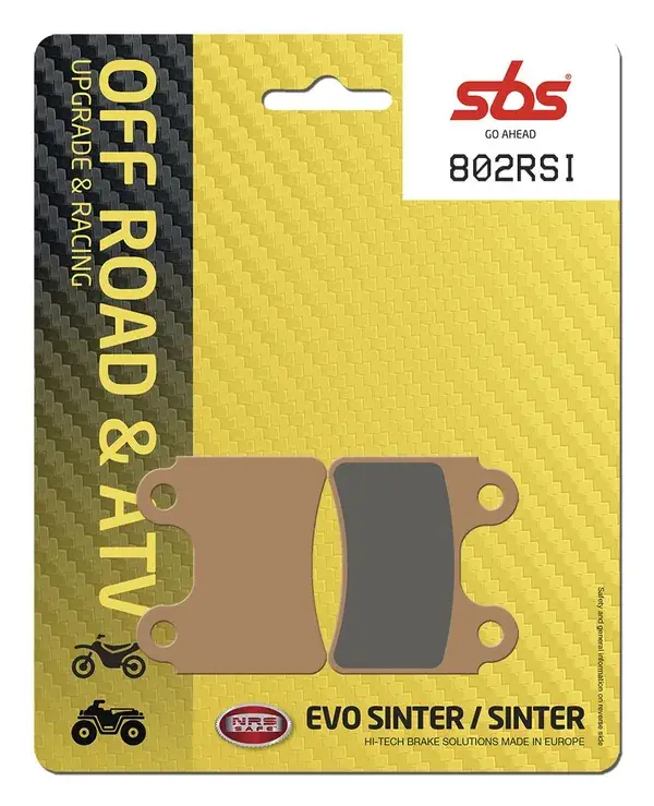 Plaquettes de frein frittées SBS RSI Offroad Racing