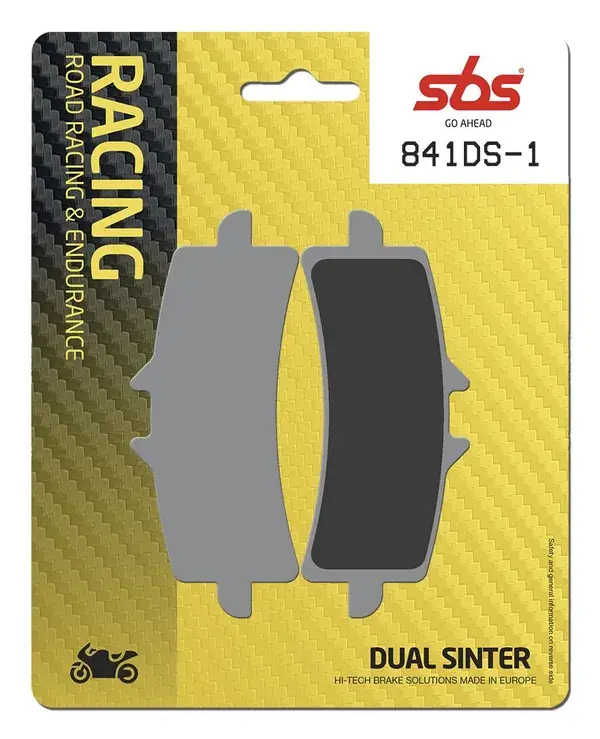 Plaquettes de frein double frittées SBS DS Racing