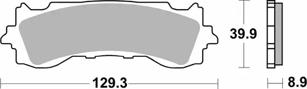 Sintrade bromsbelägg SBS — vy 3