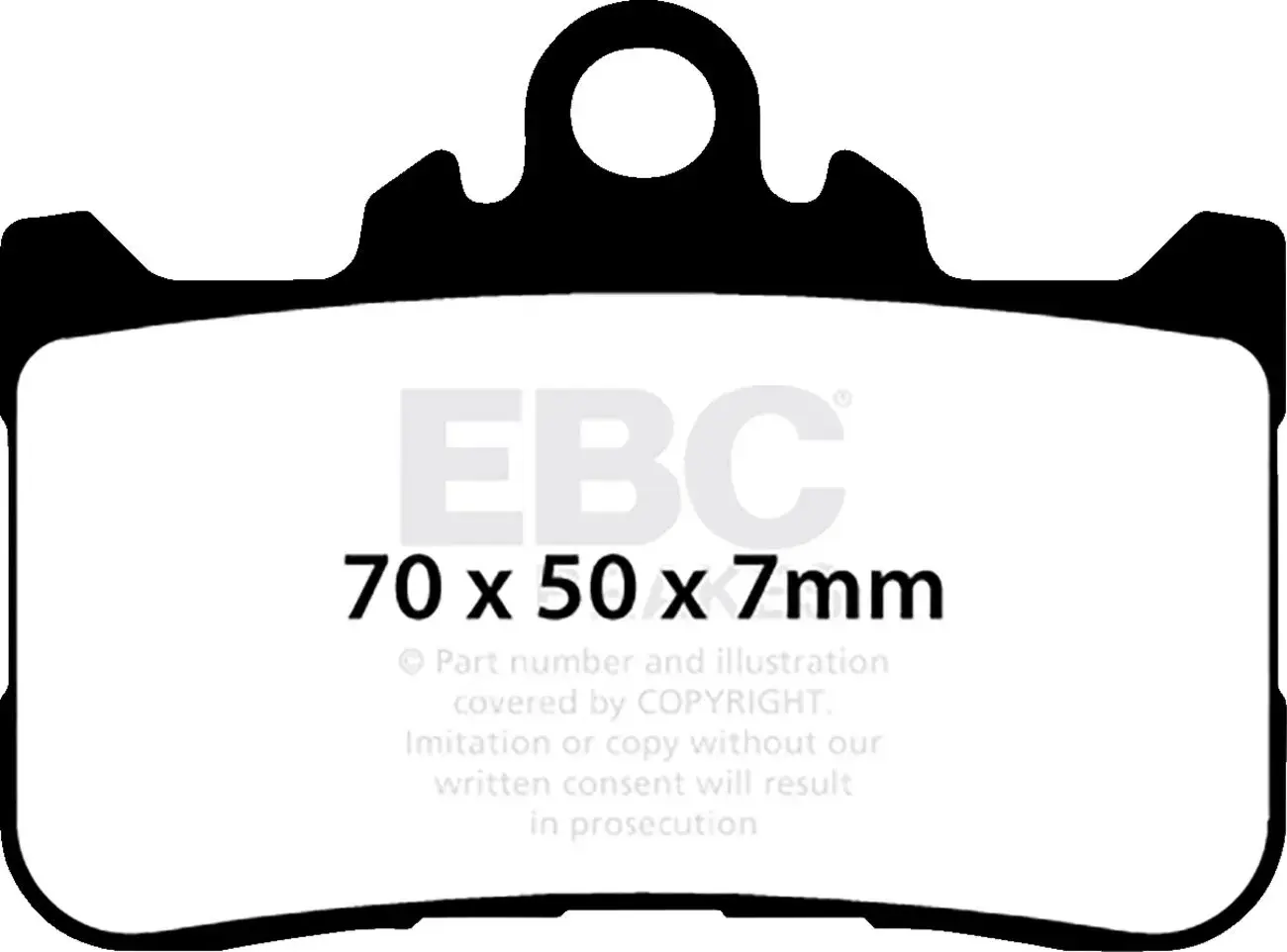 Bremsbeläge EBC aus Sintermetall Serie FA-HH