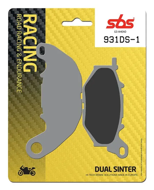 Plaquettes de frein double carbone DC Racing SBS