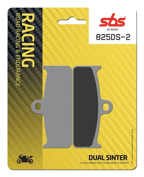 Plaquettes de frein double frittées SBS DS Racing