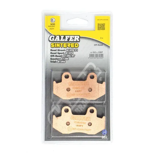 Фритирани спирачни накладки HH Galfer