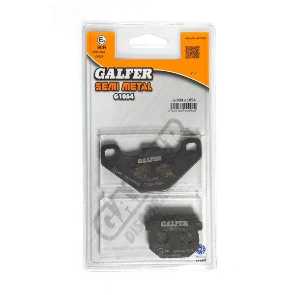 GALFER سیمی میٹل بریک پیڈز