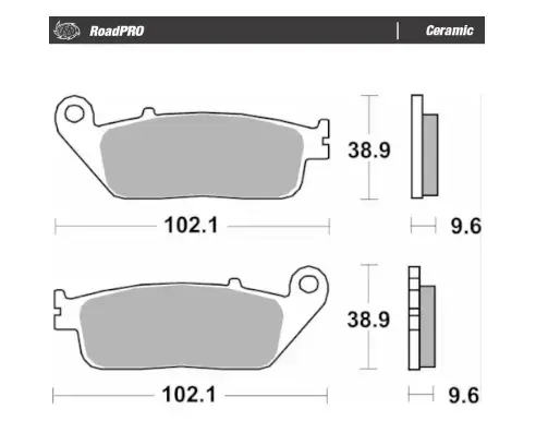 Ceramic brake pads MOTO-MASTER