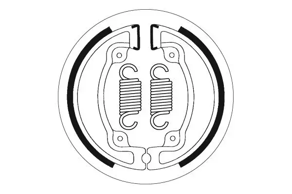 Má phanh trước SBS Brake Shoe