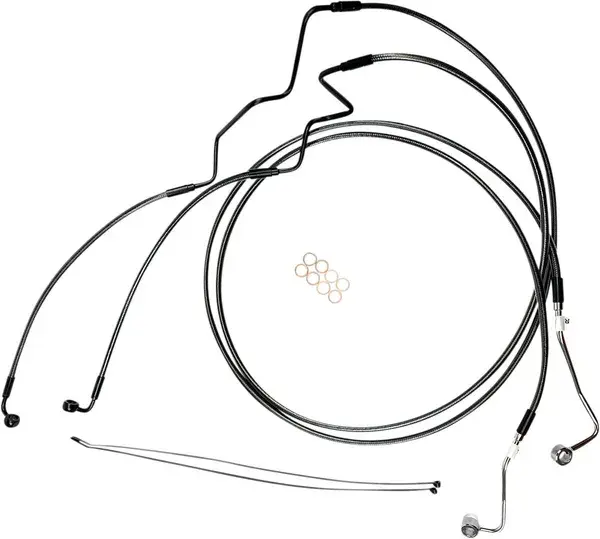 ツーリングABS用延長ロアブレーキホースキット デザイナーシリーズ MAGNUM SHIELDING