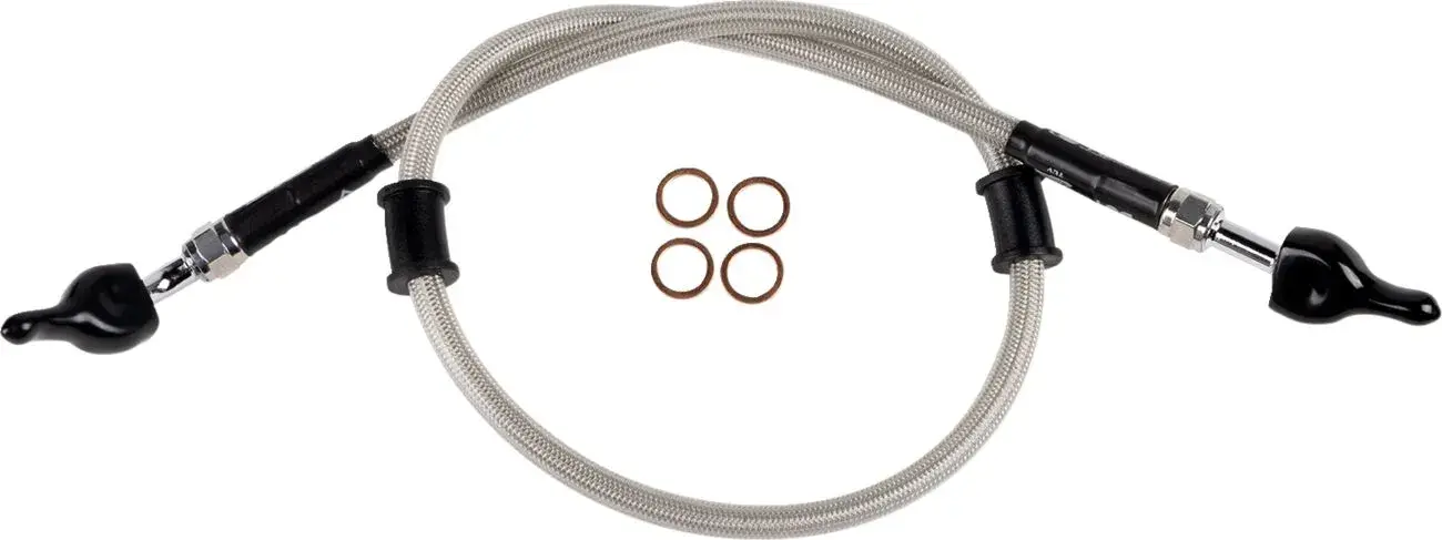 Durite de frein tressée en acier inoxydable MOOSE OFFROAD HARD-PARTS