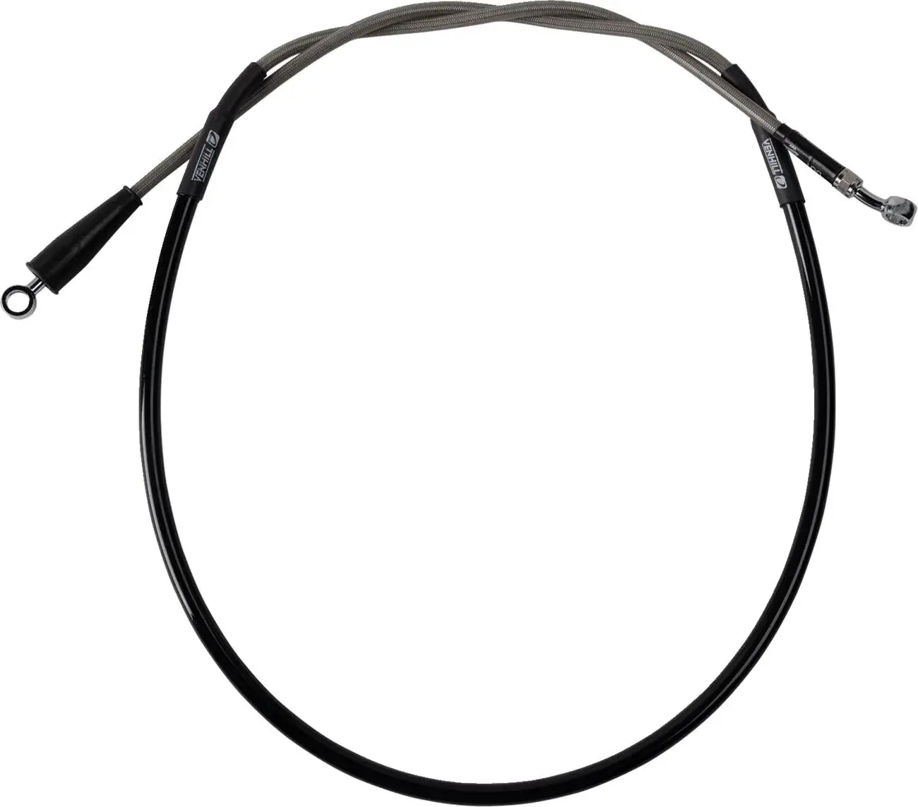 Durite de frein tressée en acier inoxydable MOOSE OFFROAD HARD-PARTS