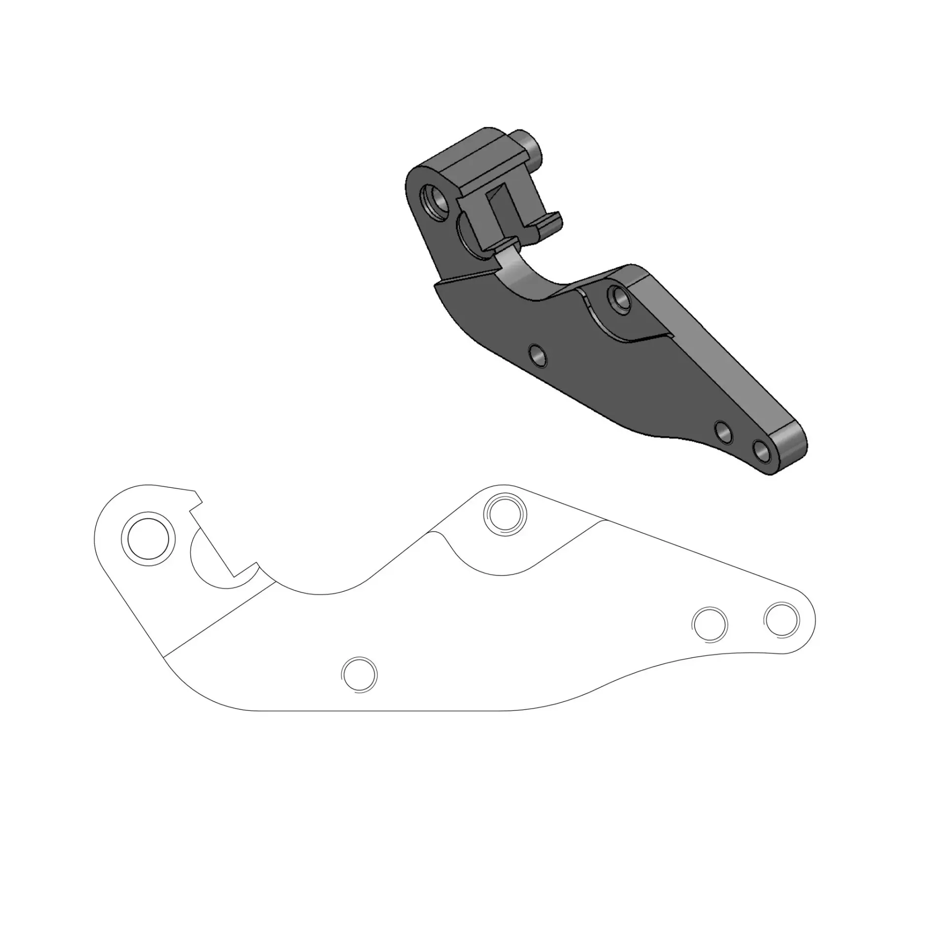 Adapter til Supermoto Street skiver Moto-Master — 2. billede