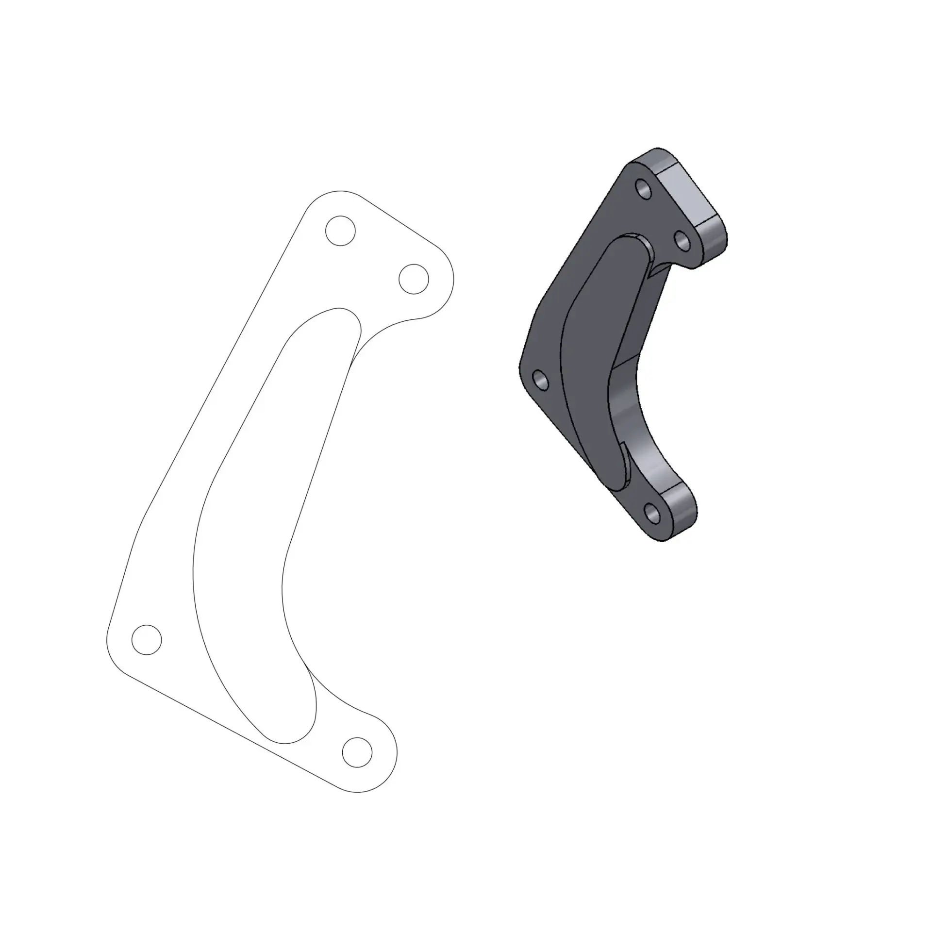 Adapter für Supermoto Racing-Scheiben MOTO-MASTER — Ansicht 2