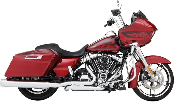 4.5" Dual Slip-On Mufflers Rinehart Racing for Touring