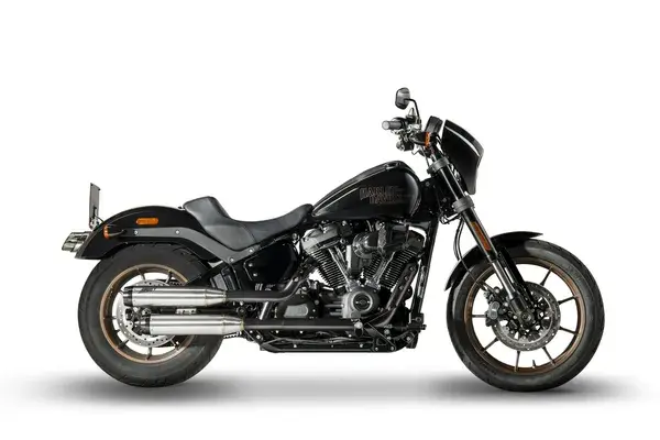 Koncovky výfuku Softail slip-ons E4/E5 SS 17-2 ZARD — pohled 2