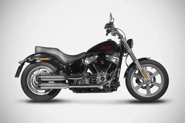 Koncovky výfuku Softail slip-ons E4/E5 SS 17-2 ZARD — pohled 6