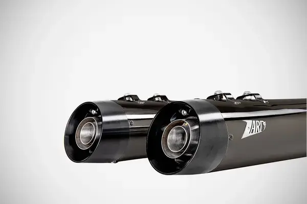Schalldämpfer Slip-Ons Slash-Cut 4,5 Zoll Zard für HD-TOURING E5