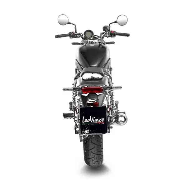 Slip-on muffler LV Classic Racer Black Edition Leovince — view 2