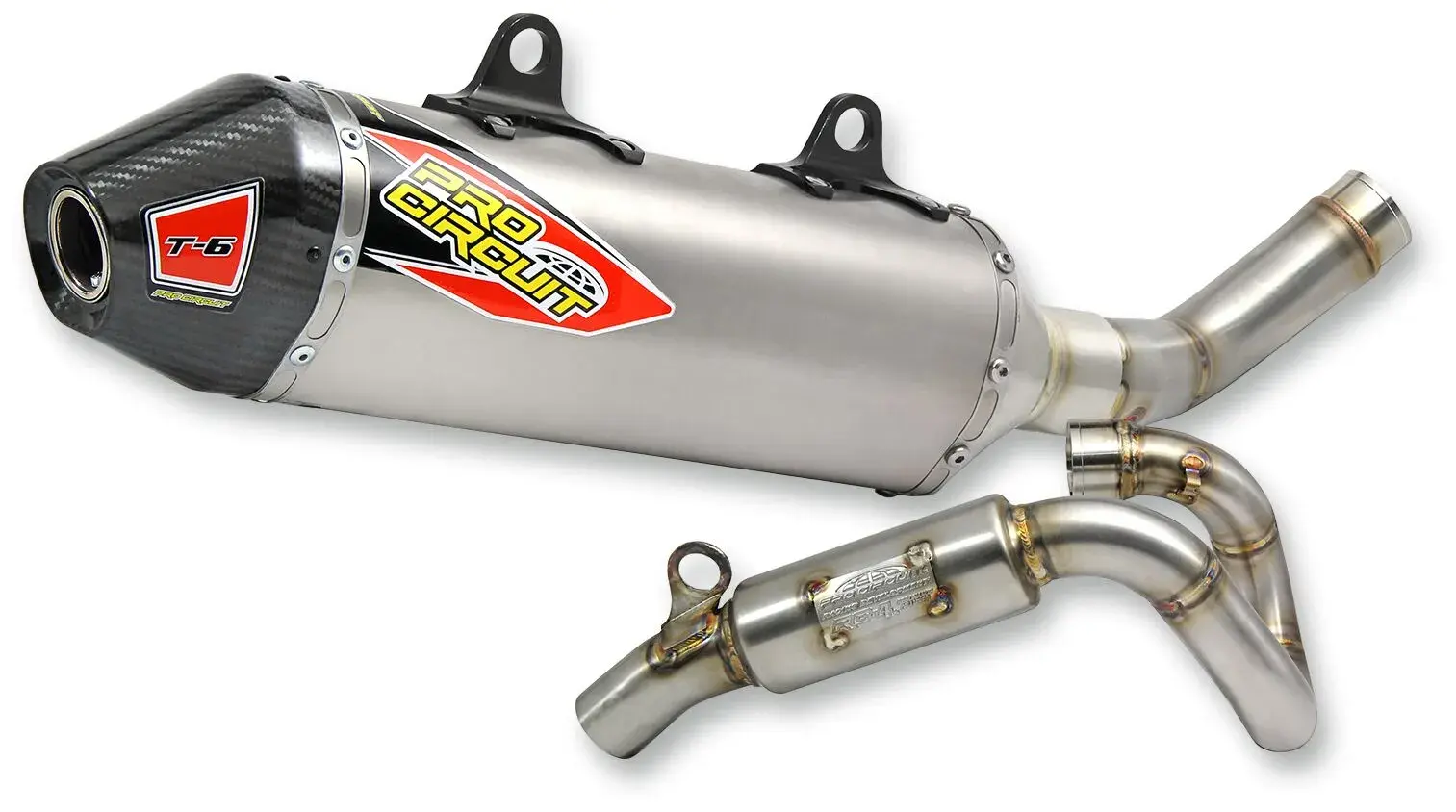 PRO CIRCUIT T-6 Euro Auspuffanlage SS/Ti/CF