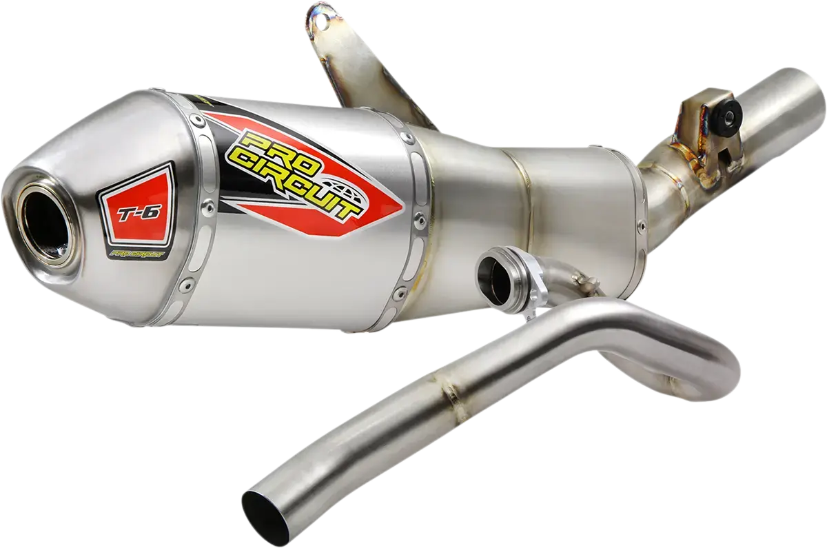 Système d'échappement T-6 en acier inoxydable PRO CIRCUIT