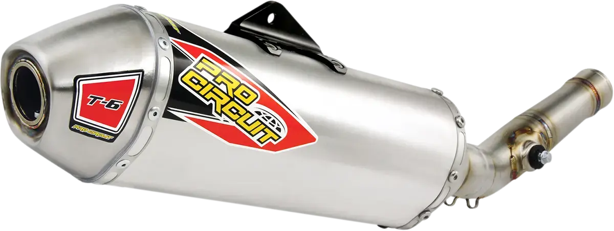 T-6 Stainless Steel Slip-On Exhaust Pro Circuit