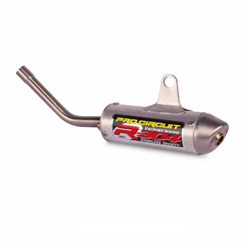 Silencieux Pro Circuit R304 Shorty et R304 Shorty Ti-2 Carbone-Kevlar