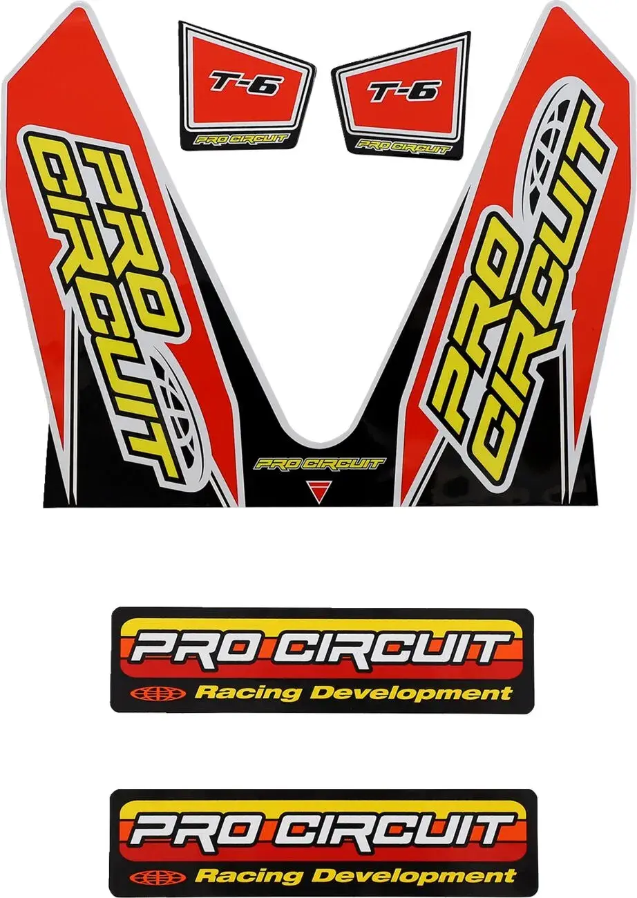 T-6 Pro Circuit 머플러 스티커