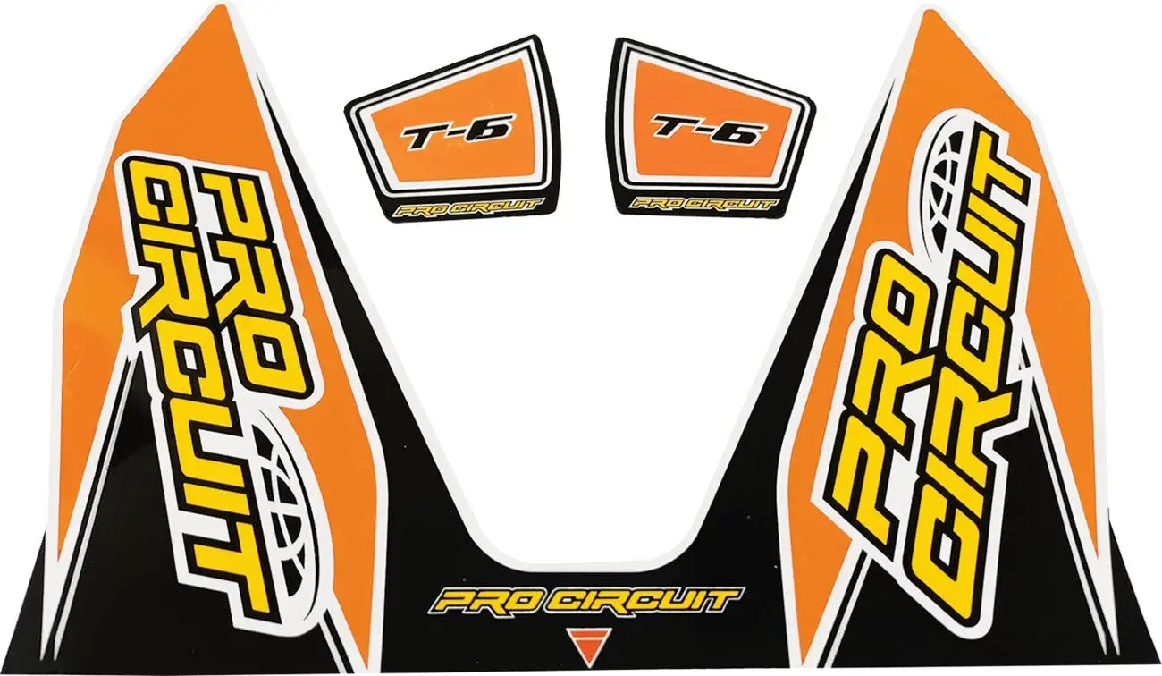 Nálepka T6 oranžová PRO CIRCUIT